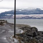 Arran's winding western coastal road.